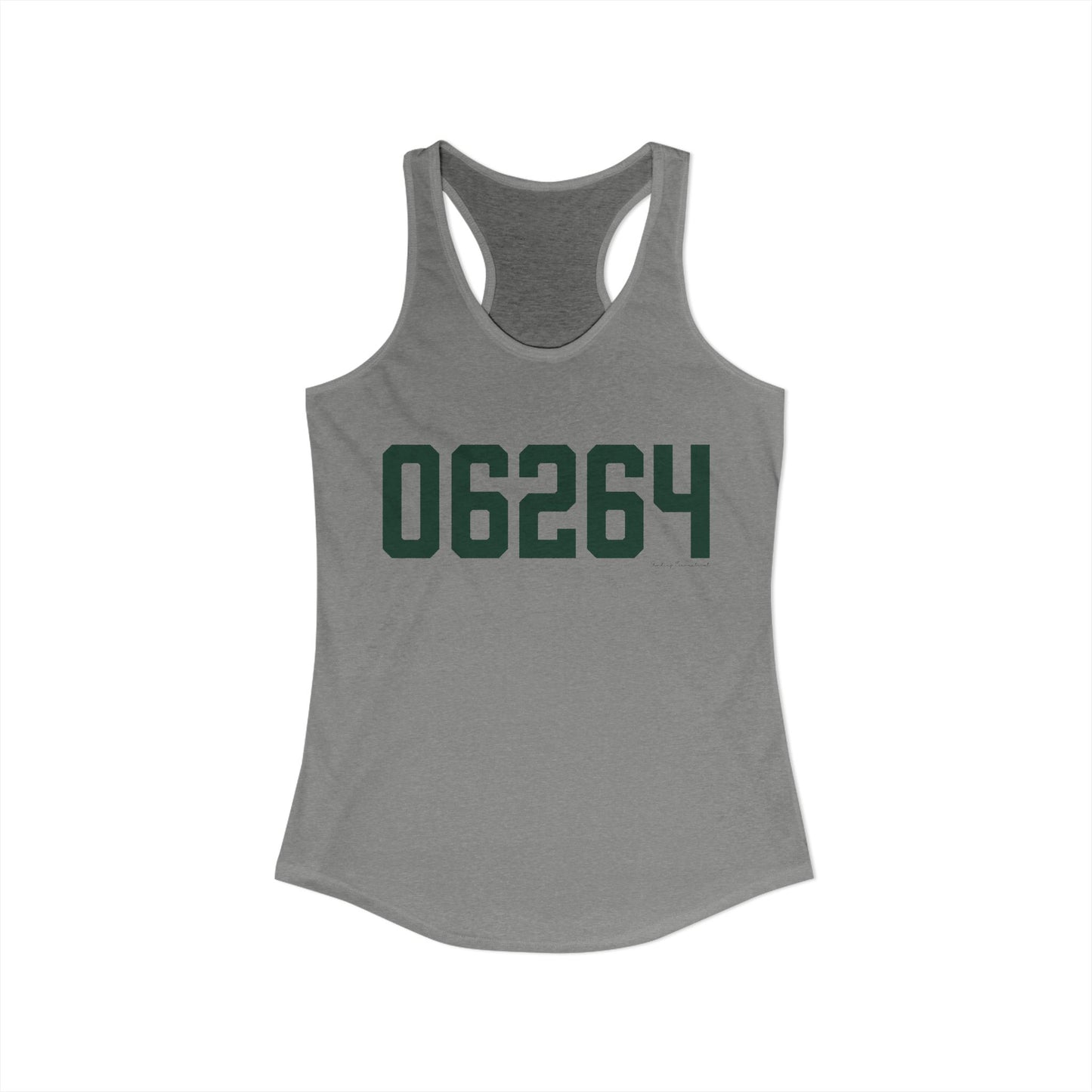 06264 Scotland Connecticut Zip Code Women's Ideal Racerback Tank Top