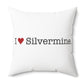 I Heart Silvermine. Spun Polyester Square Pillow