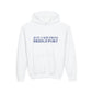 Just a kid from Bridgeport Youth Heavy Blend Hooded Sweatshirt