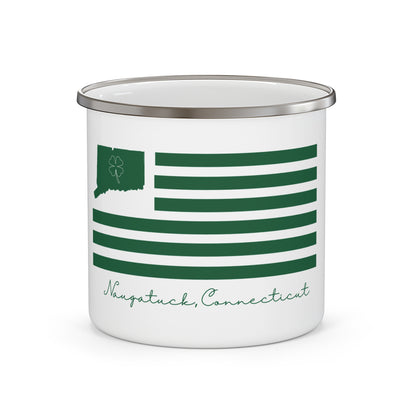 Naugatuck Connecticut St. Patrick’s Day Flag Enamel Camping Mug
