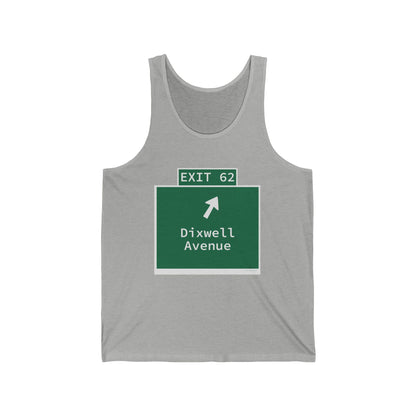 Vintage WCP Exit 62 Sign Unisex Jersey Tank Top