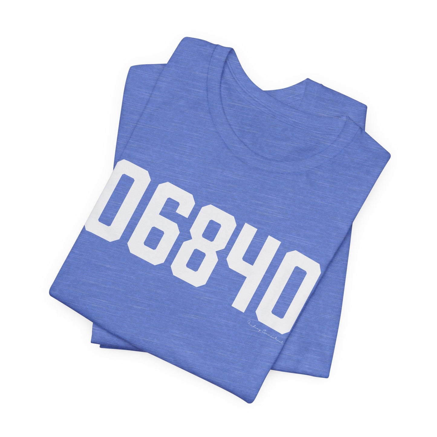06840 New Canaan CTZip Code Unisex Jersey Short Sleeve T-Shirt