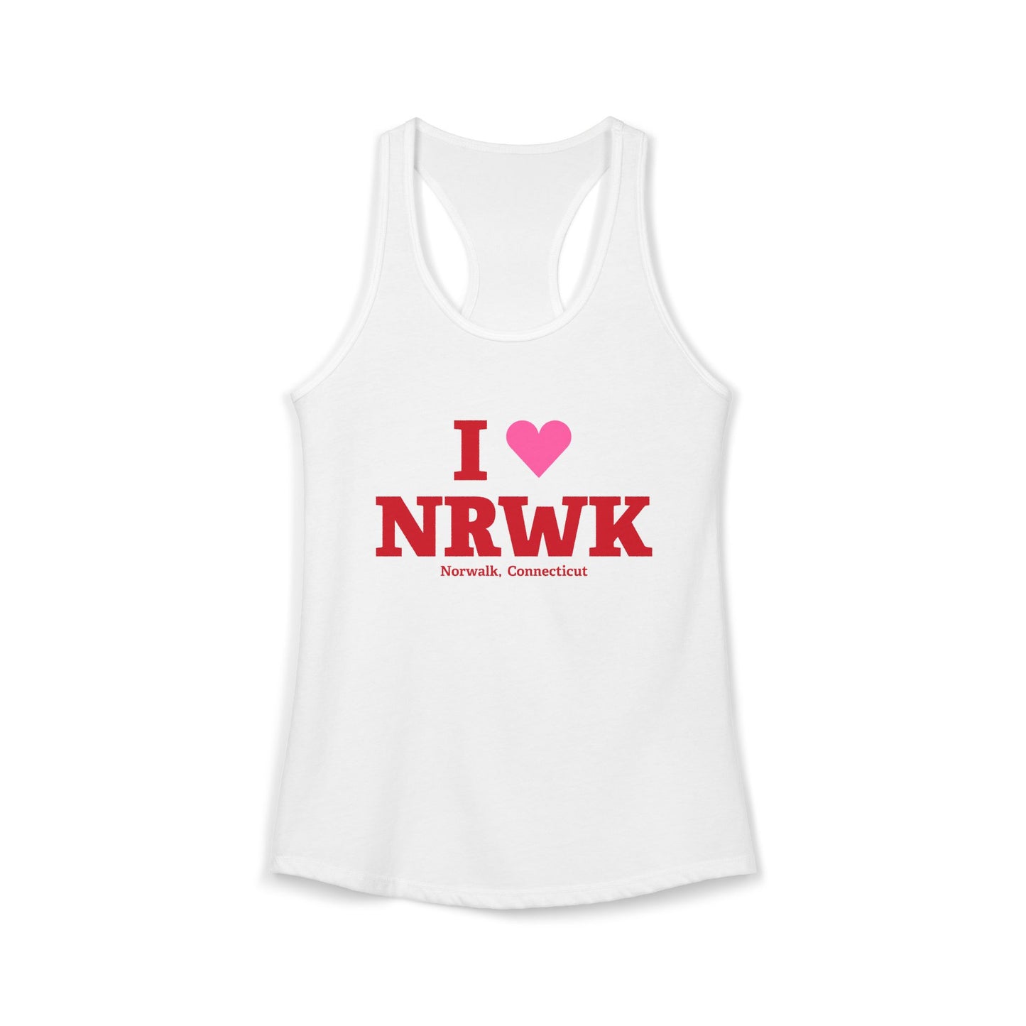 I Heart NRWK Women's Ideal Racerback Tank Top