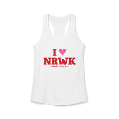 I Heart NRWK Women's Ideal Racerback Tank Top
