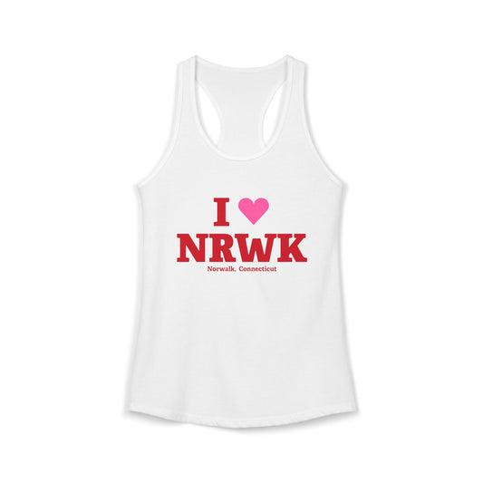 I Heart NRWK Women's Ideal Racerback Tank Top