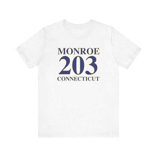 Monroe 203 Connecticut Unisex Jersey Short Sleeve Tee