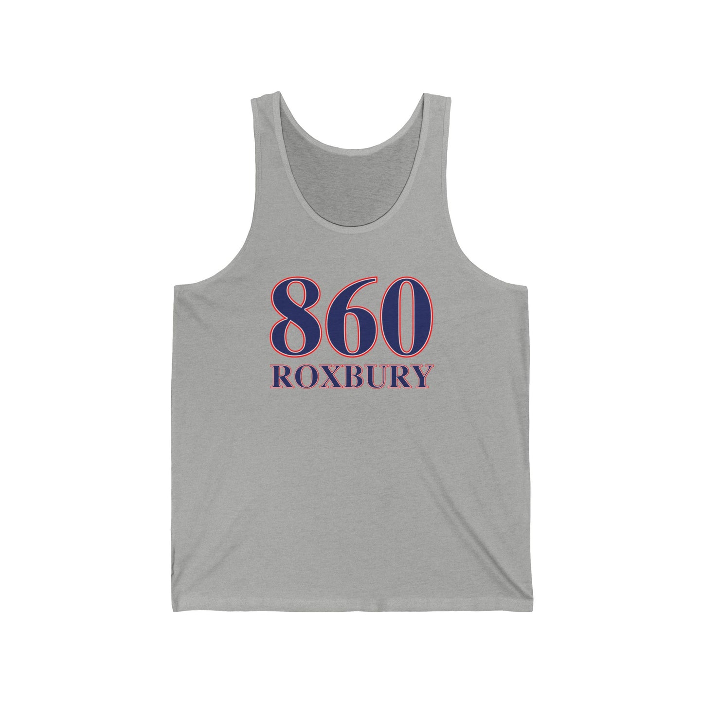 860 Roxbury Red White & Blue Unisex Jersey Tank Top