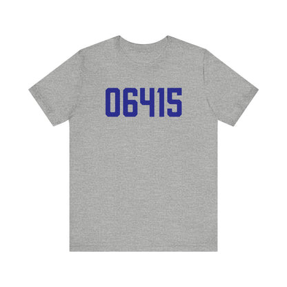 06415 Colchester Connecticut Zip Code  Unisex Jersey Short Sleeve T-Shirt