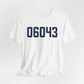 06043 Bolton  Connecticut Zip Code Unisex Jersey Short Sleeve T-Shirt