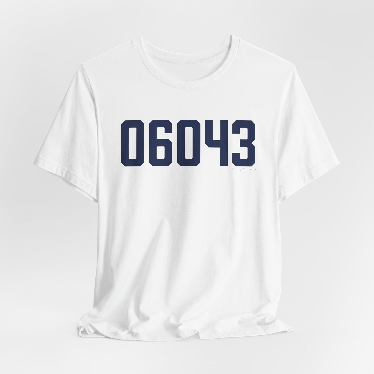 06043 Bolton  Connecticut Zip Code Unisex Jersey Short Sleeve T-Shirt