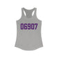 06907 Stamford Connecticut Zip Code Women's Ideal Racerback Tank Top
