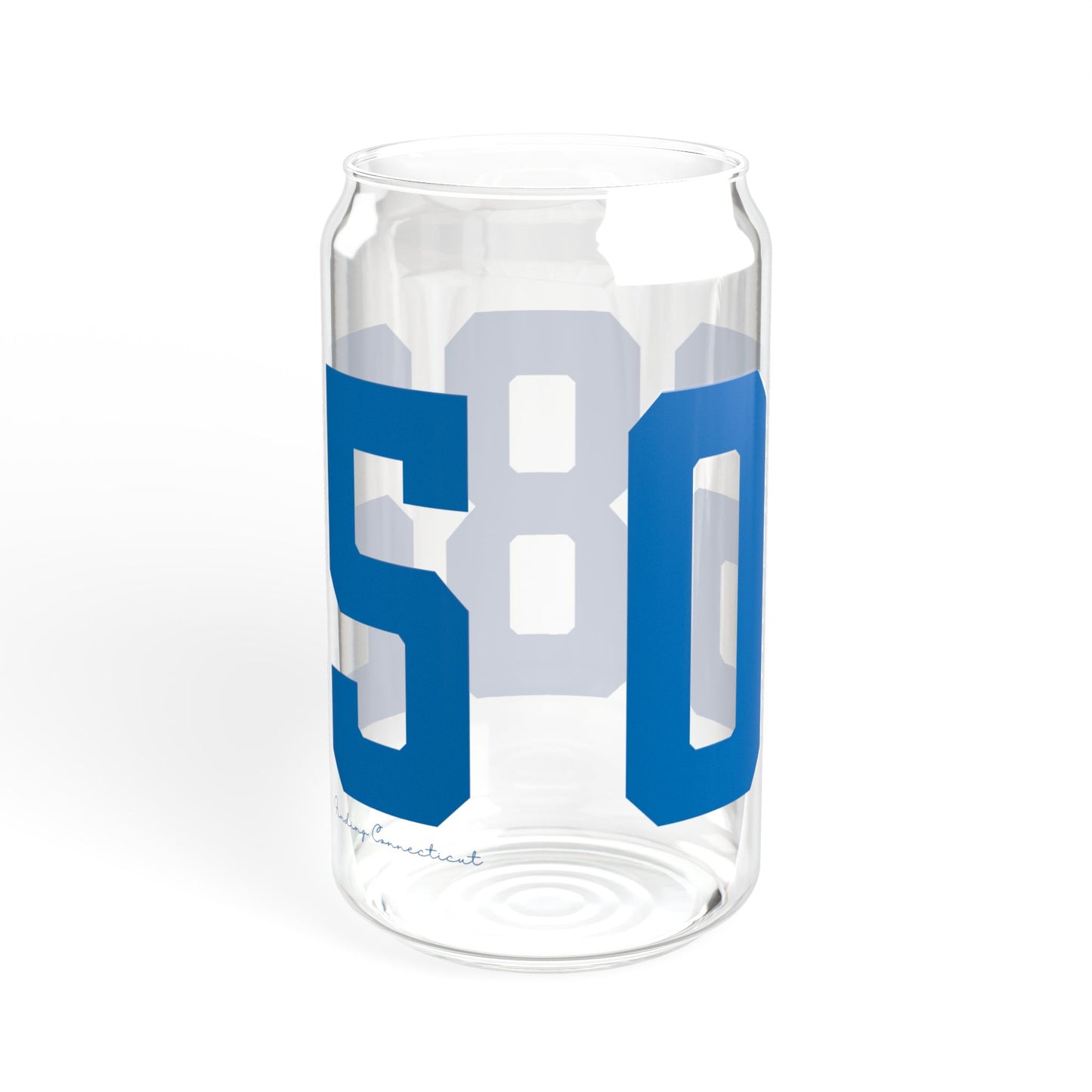 06825 Fairfield Connecticut Zip Code Sipper Glass, 16oz