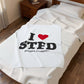 I Heart STFD Velveteen Plush Blanket