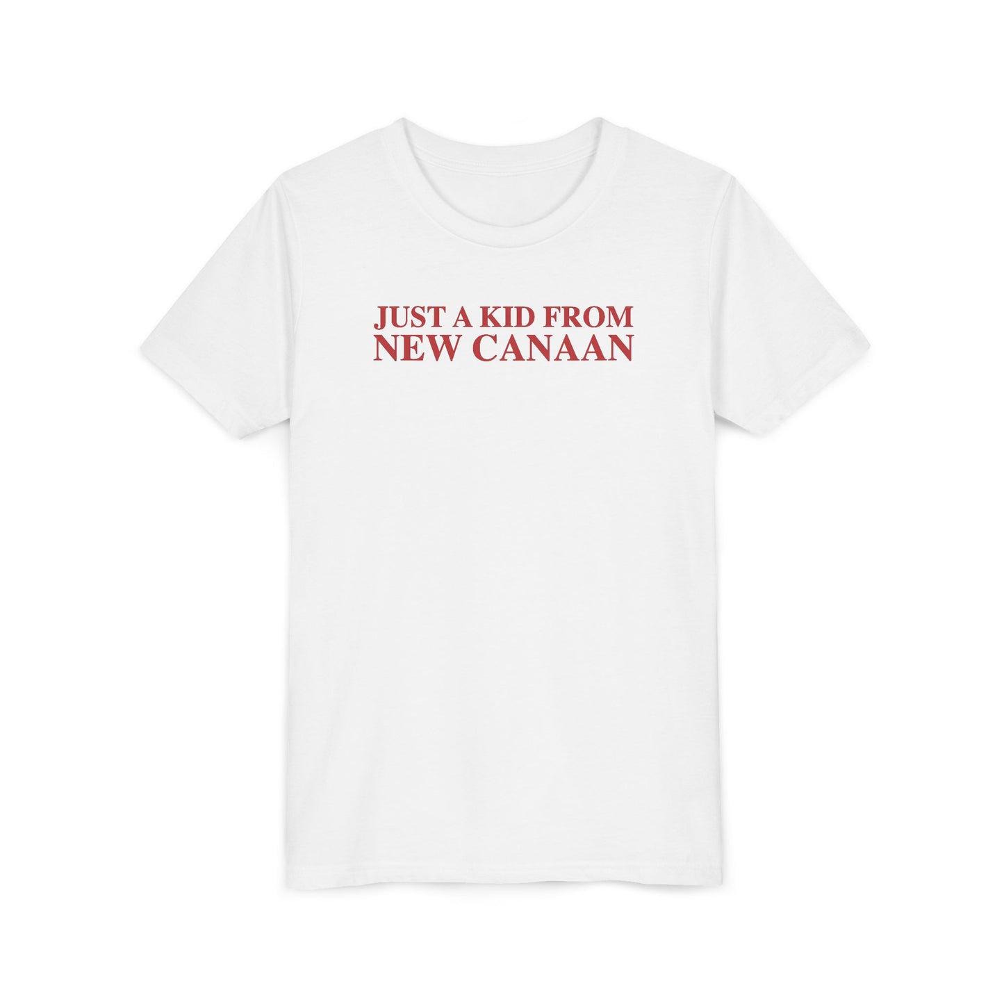 Just a kid from New Canaan Youth Short Sleeve Tee