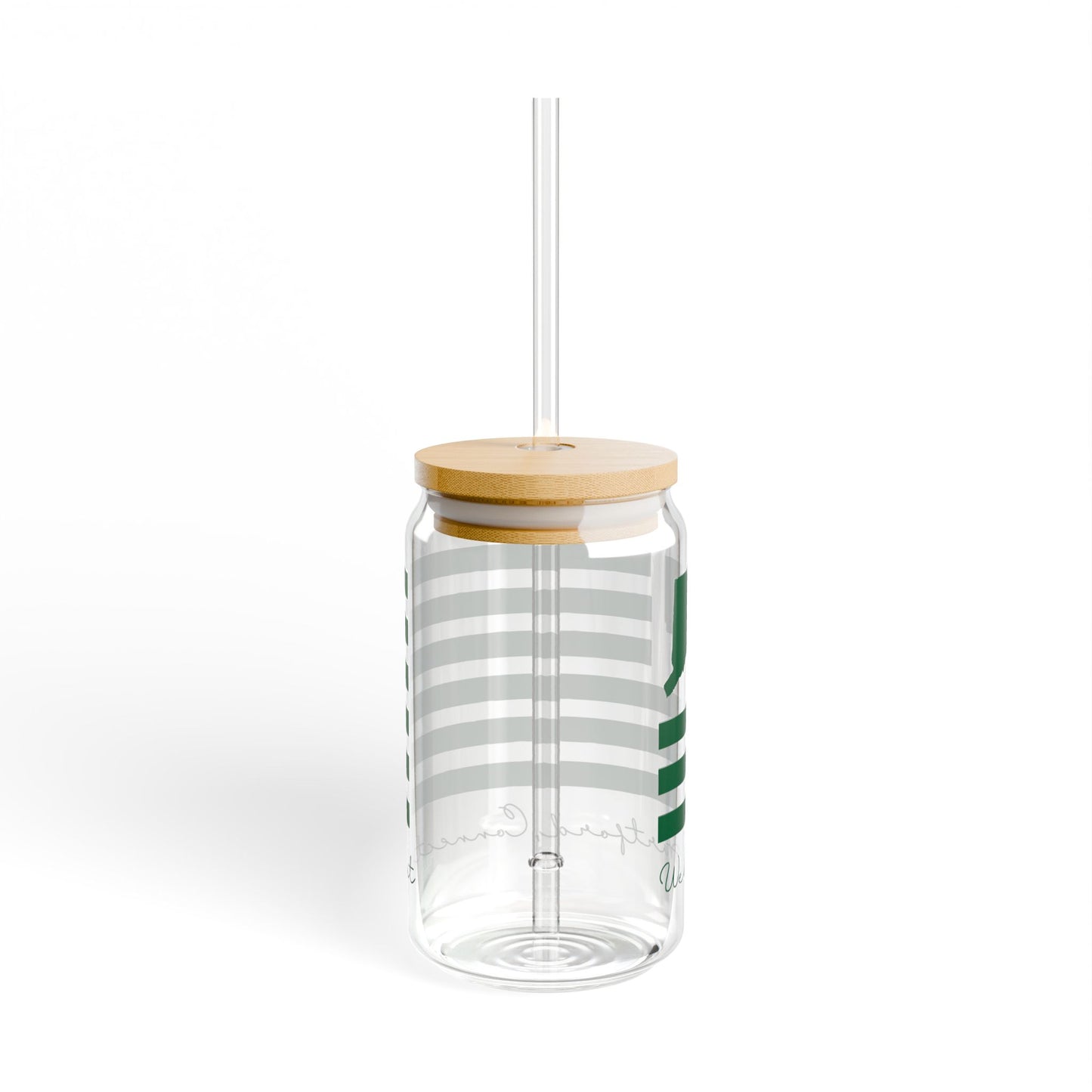 West Hartford Connecticut St. Patrick’s Day Flag Sipper Glass, 16oz