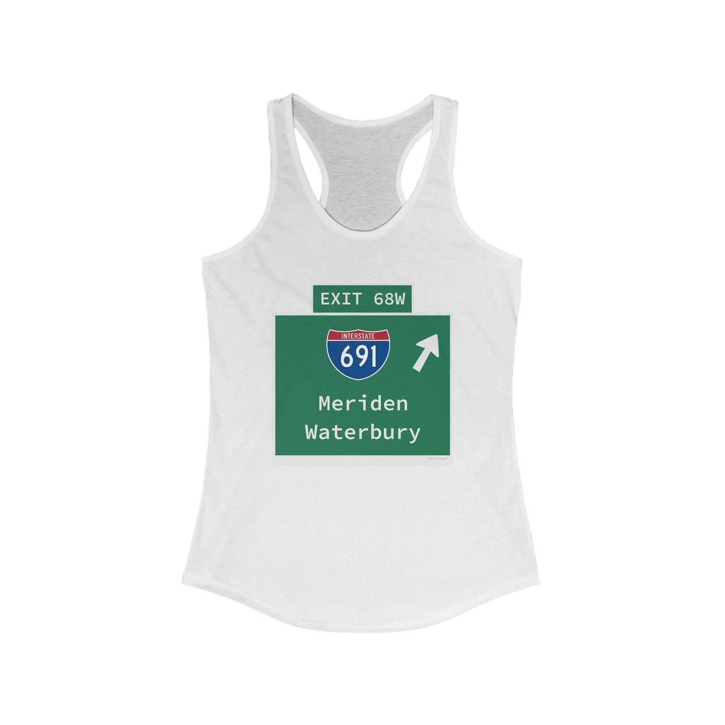 Vintage WCP Exit 68W Women's Ideal Racerback Tank Top