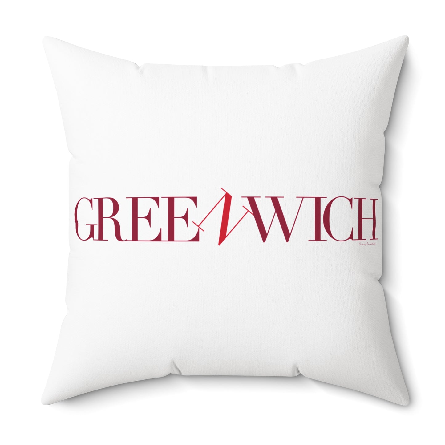 41 Tilt Greenwich Spun Polyester Square Pillow