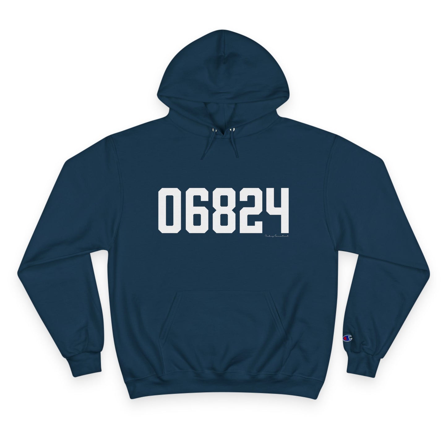 06824 Fairfield CT Zip Code Champion Hoodie Sweatshirt