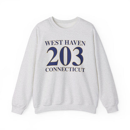 West Haven 203 Connecticut Unisex Heavy Blend™ Crewneck Sweatshirt