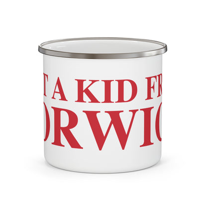 Just a kid from Norwich Enamel Camping Mug