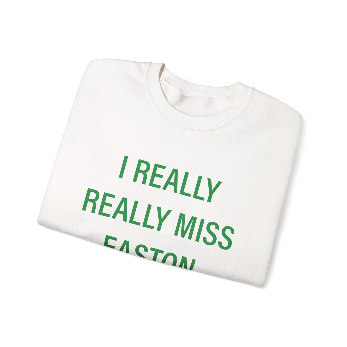 I Really Really Miss Easton Unisex Heavy Blend™ Crewneck Sweatshirt