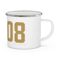 06108 East Hartford Connecticut Zip Code Enamel Camping Mug