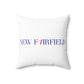 41 Tilt New Fairfield Spun Polyester Square Pillow