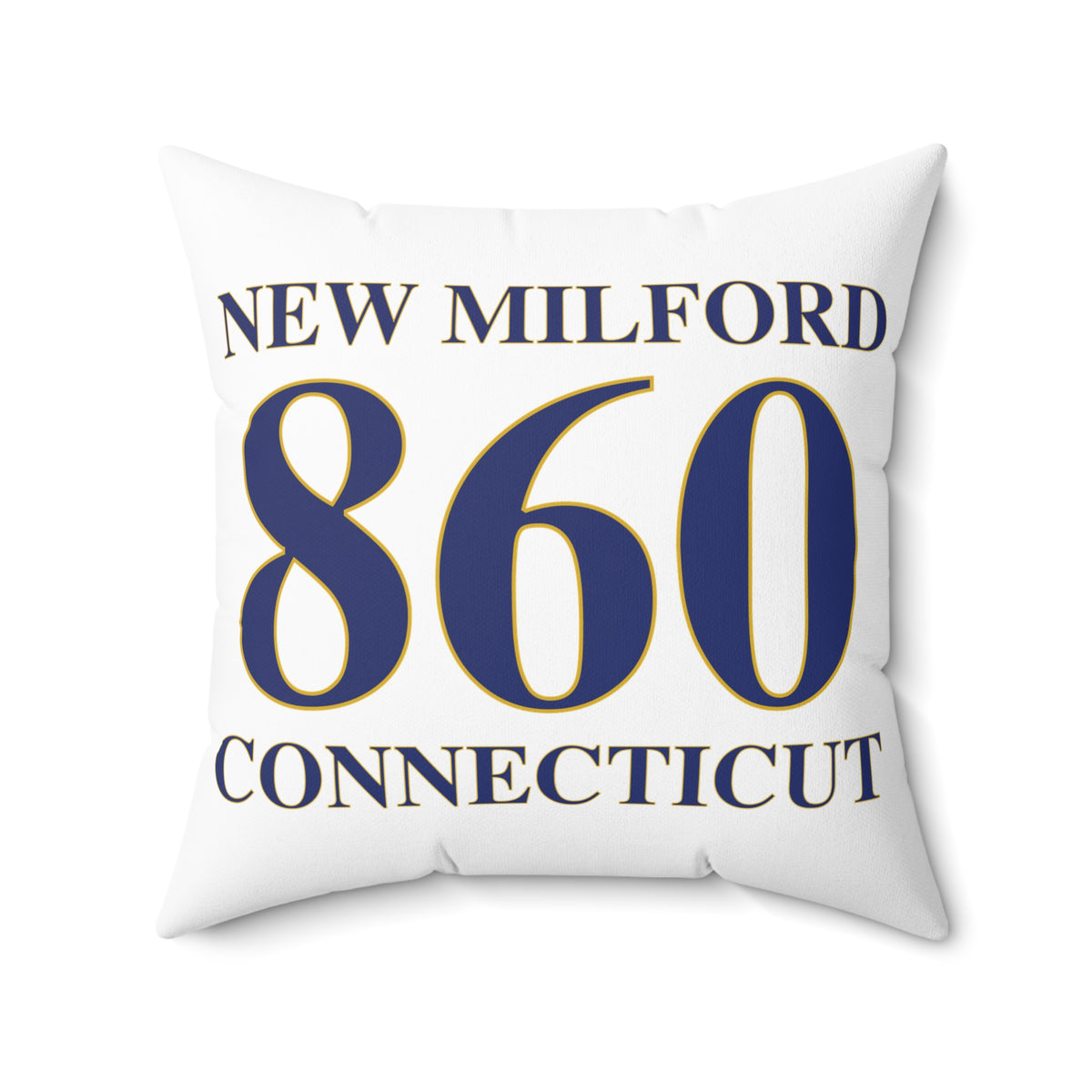 New Milford 860 Connecticut Polyester Square Pillow