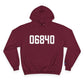 06840 New Canaan CT Zip Code Champion Hoodie Sweatshirt