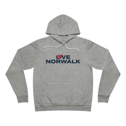 Love Norwalk Unisex Sponge Fleece Pullover Hoodie