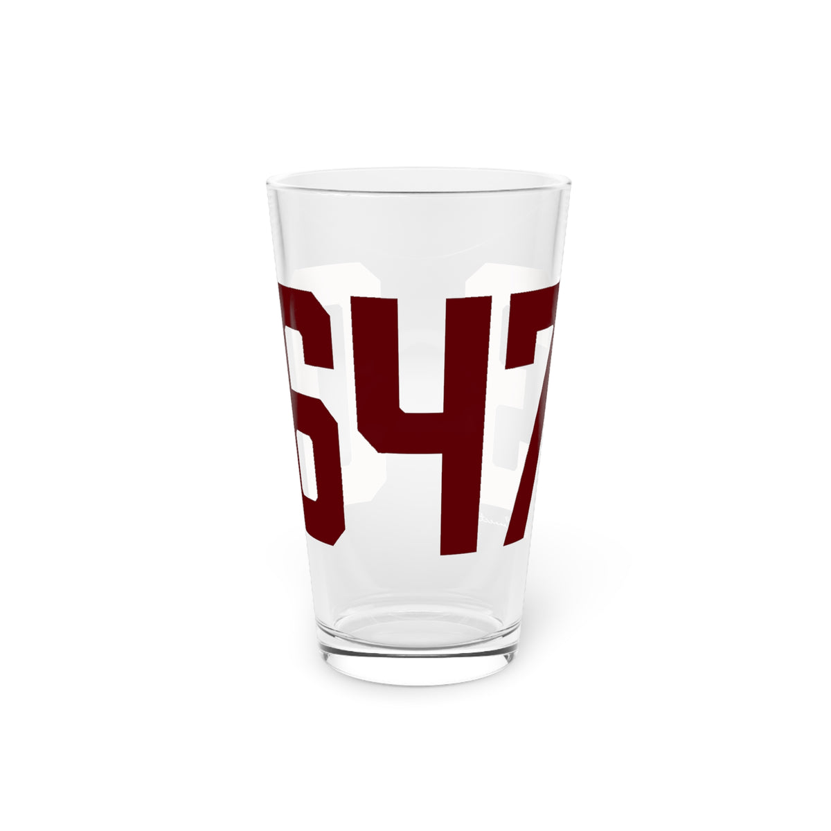 06473 North Haven Connecticut Zip Code Pint Glass, 16oz