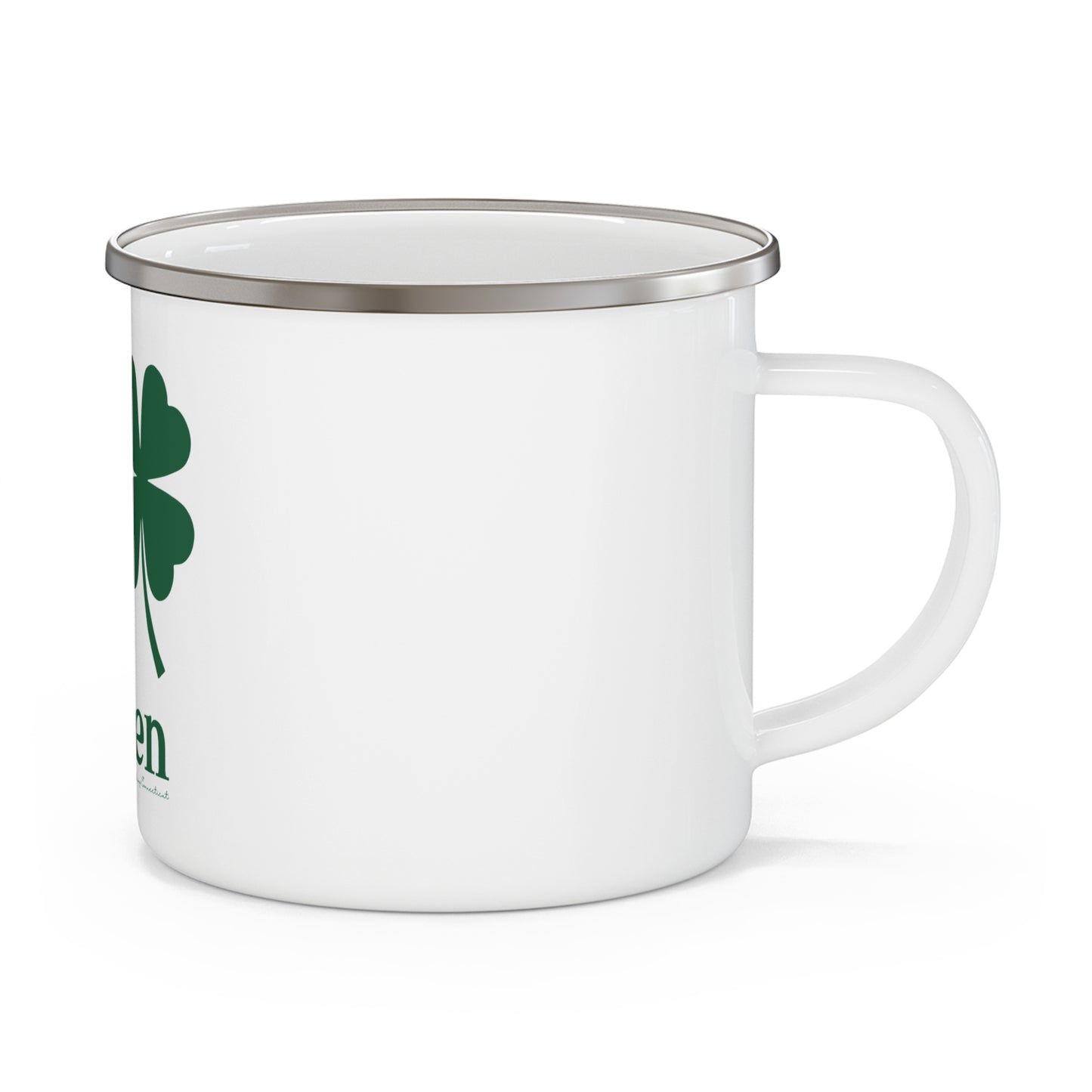I Clover Darien Enamel Camping Mug