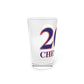 Cheshire Red, White & Blue Pint Glass, 16oz