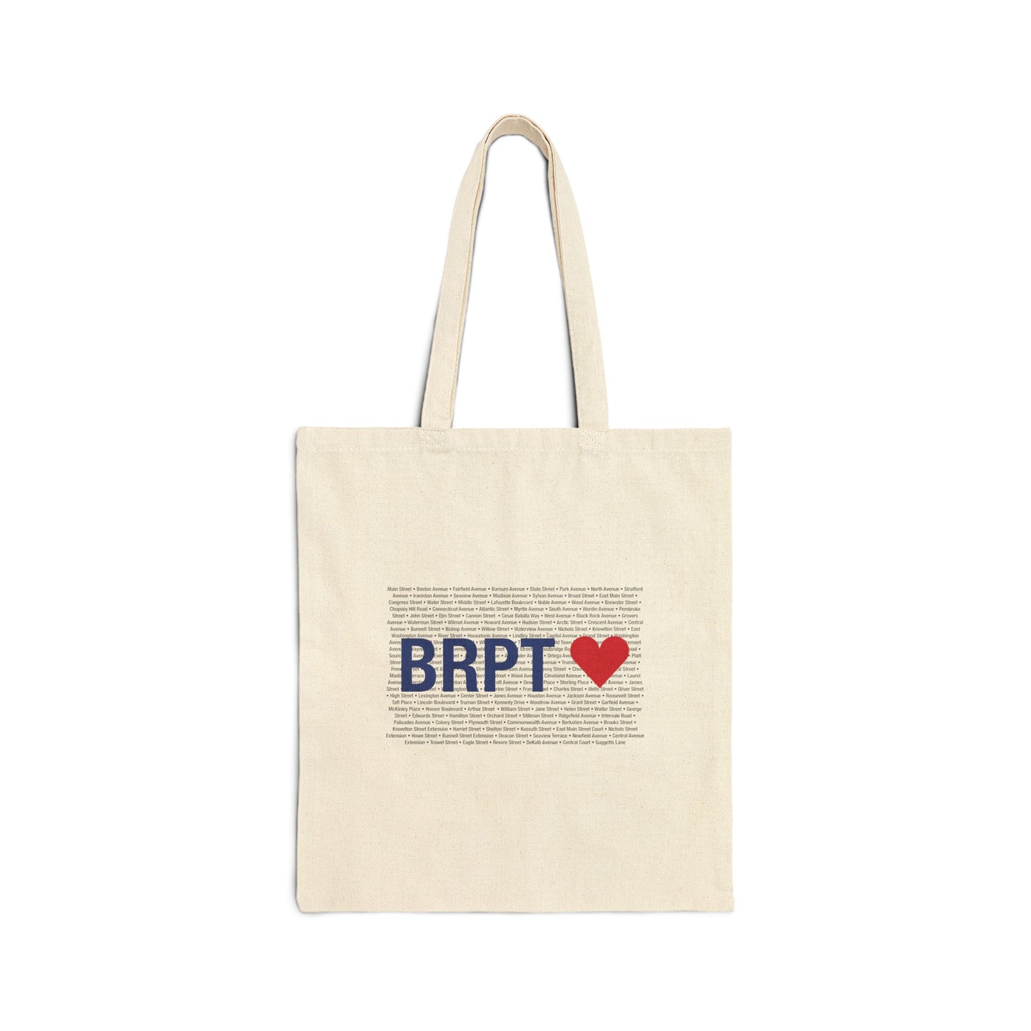 Bridgeport Love Cotton Canvas Tote Bag