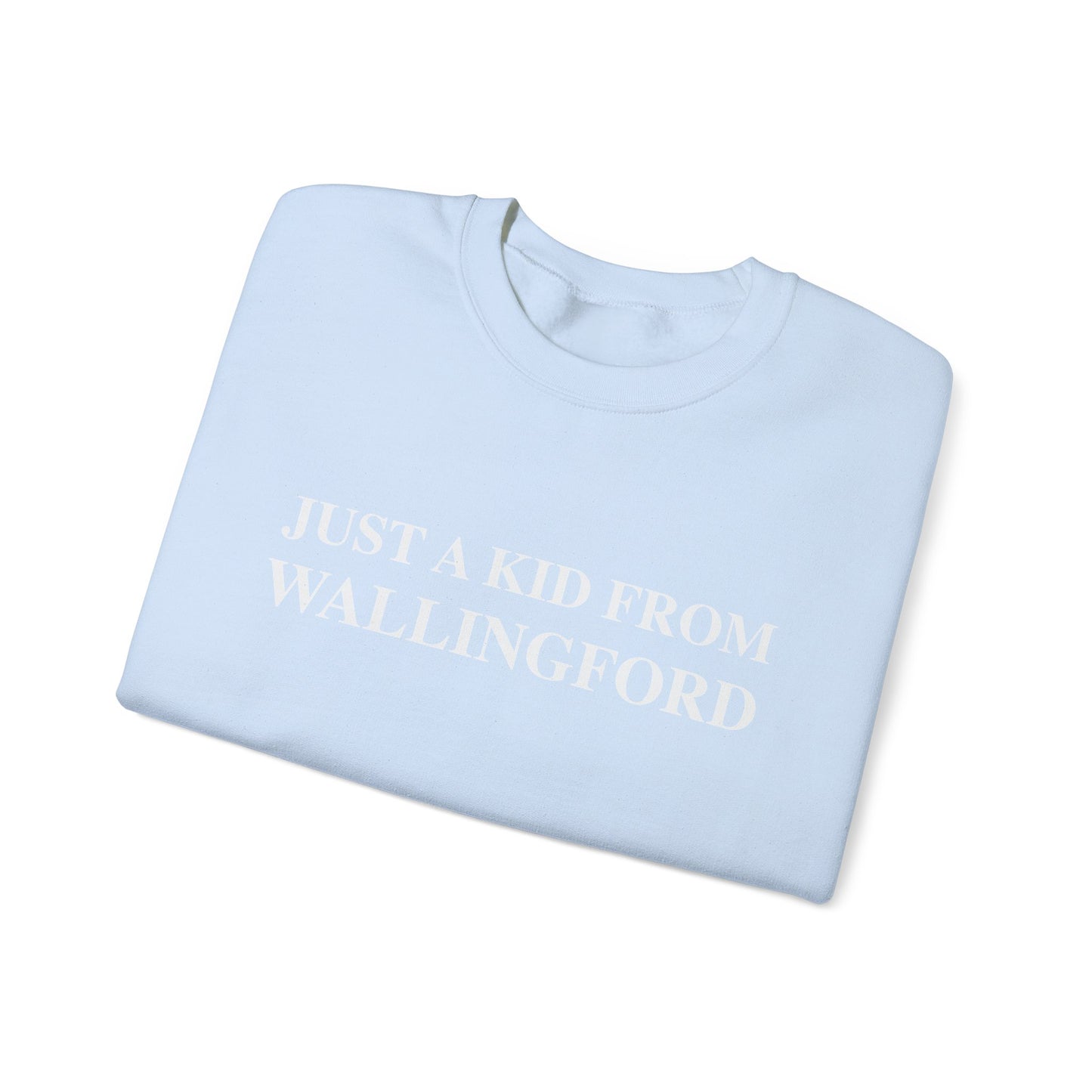 Just a kid from Wallingford Unisex Heavy Blend™ Crewneck Sweatshirt