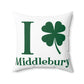 I Clover Middlebury Spun Polyester Square Pillow