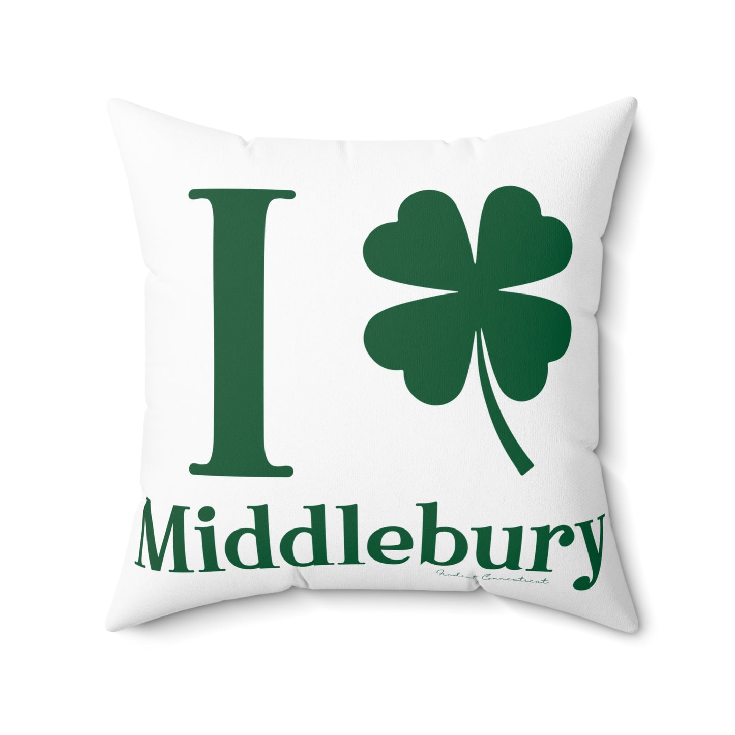 I Clover Middlebury Spun Polyester Square Pillow