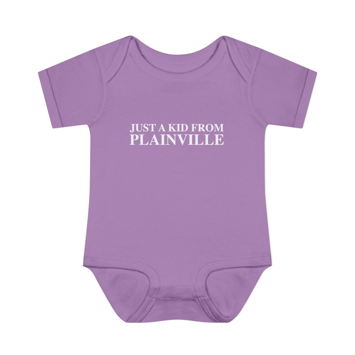 Just a kid from Plainville Infant Baby Rib Bodysuit