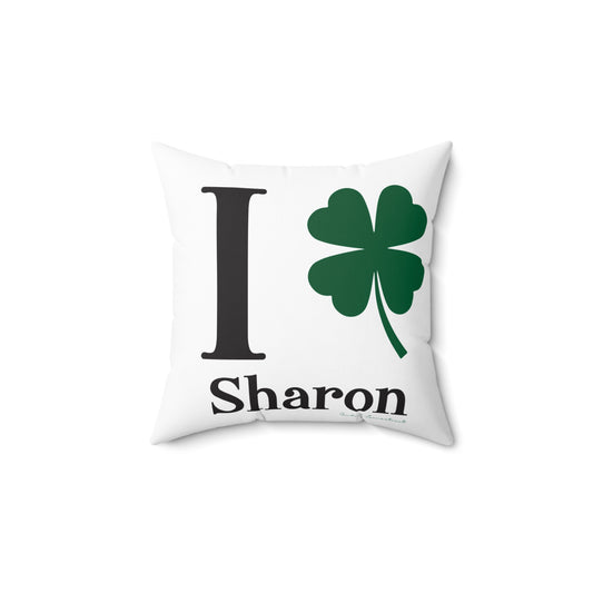 I Clover Sharon Spun Polyester Square Pillow