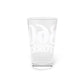 860 Storrs Red, White & Blue Pint Glass, 16oz