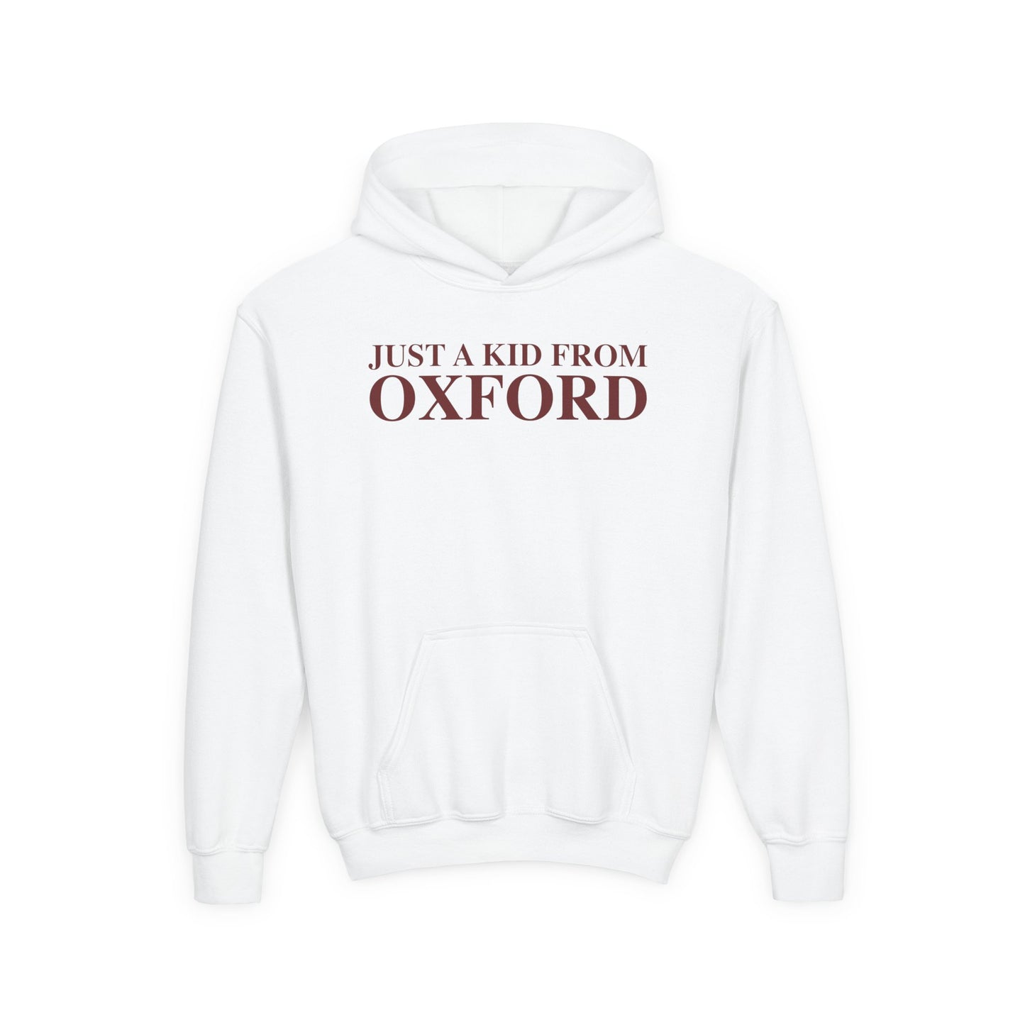 Just a kid from Oxford Youth Heavy Blend Hooded Sweatshirt