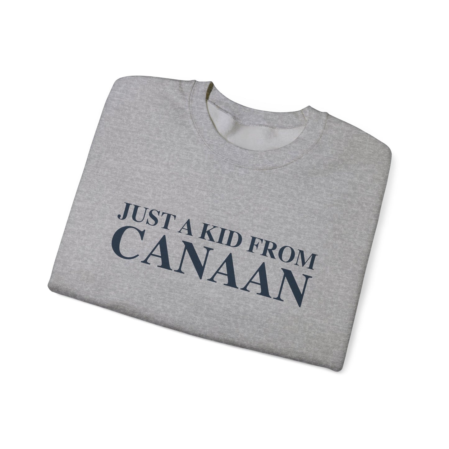 Just a kid from Canaan Unisex Heavy Blend™ Crewneck Sweatshirt