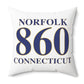 Norfolk 860 Connecticut Polyester Square Pillow
