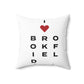 Brookfield Vision Spun Polyester Square Pillow