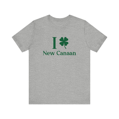 New Canaan Clover (Green) Unisex Jersey Short Sleeve Tee