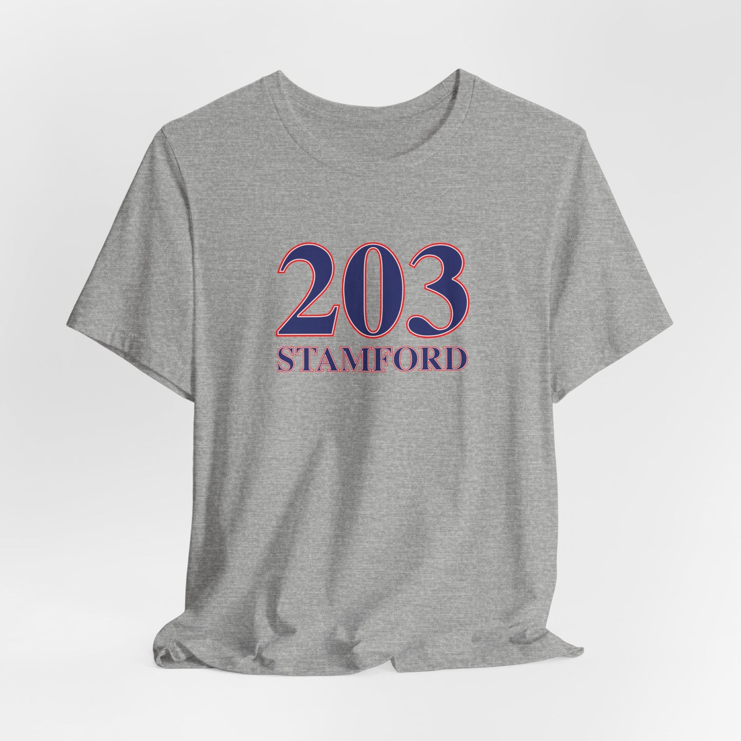 203 Stamford Red, White & Blue Unisex Jersey Short Sleeve T-Shirt