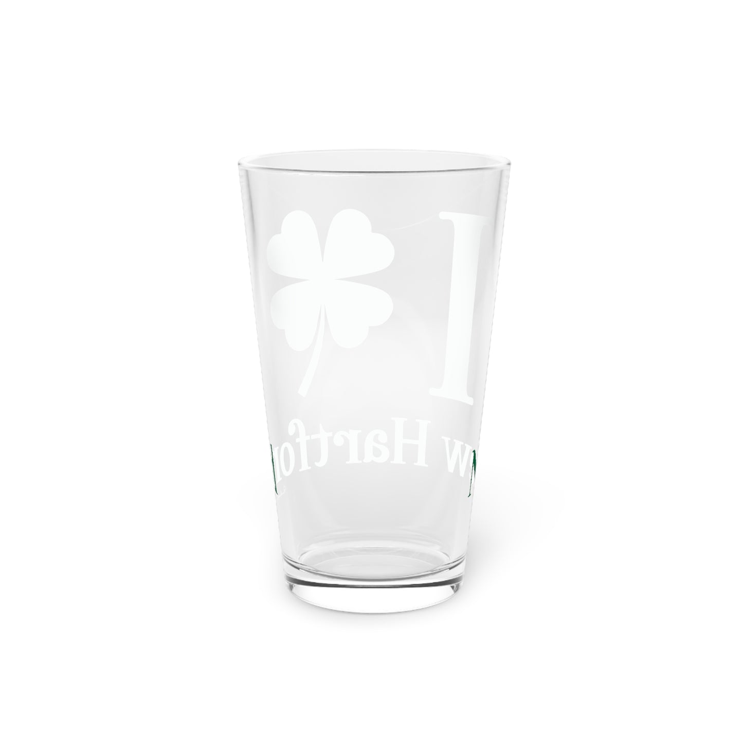 I Clover New Hartford Pint Glass, 16oz