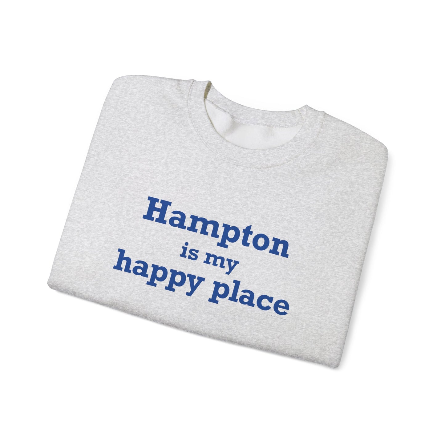 Hampton is My Happy Place Unisex Heavy Blend™ Crewneck Sweatshirt