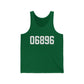 06896 Redding CT Zip Code Unisex Jersey Tank Top