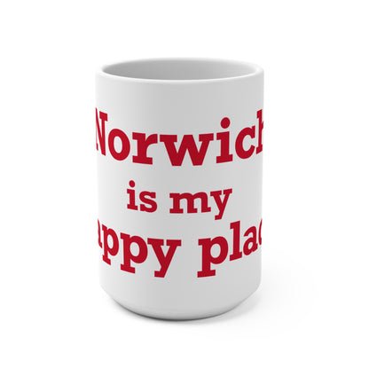 Norwich is My Happy Place Mug 15oz